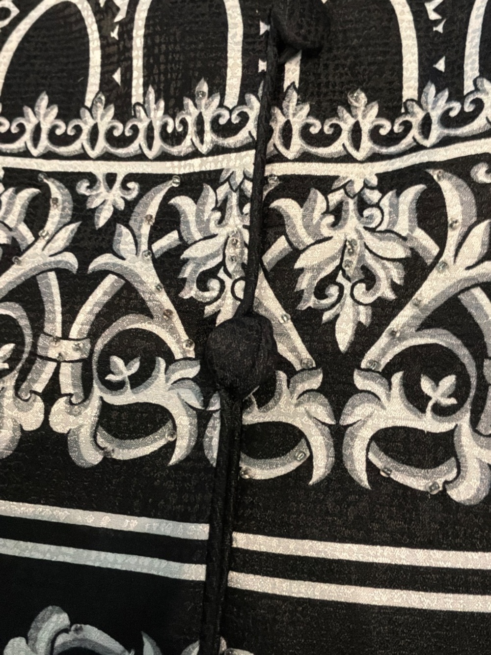 🖤 Vintage Adrianna Papell 100% Silk Beaded Baroque Statement Jacket 🖤 - Picture 10 of 10